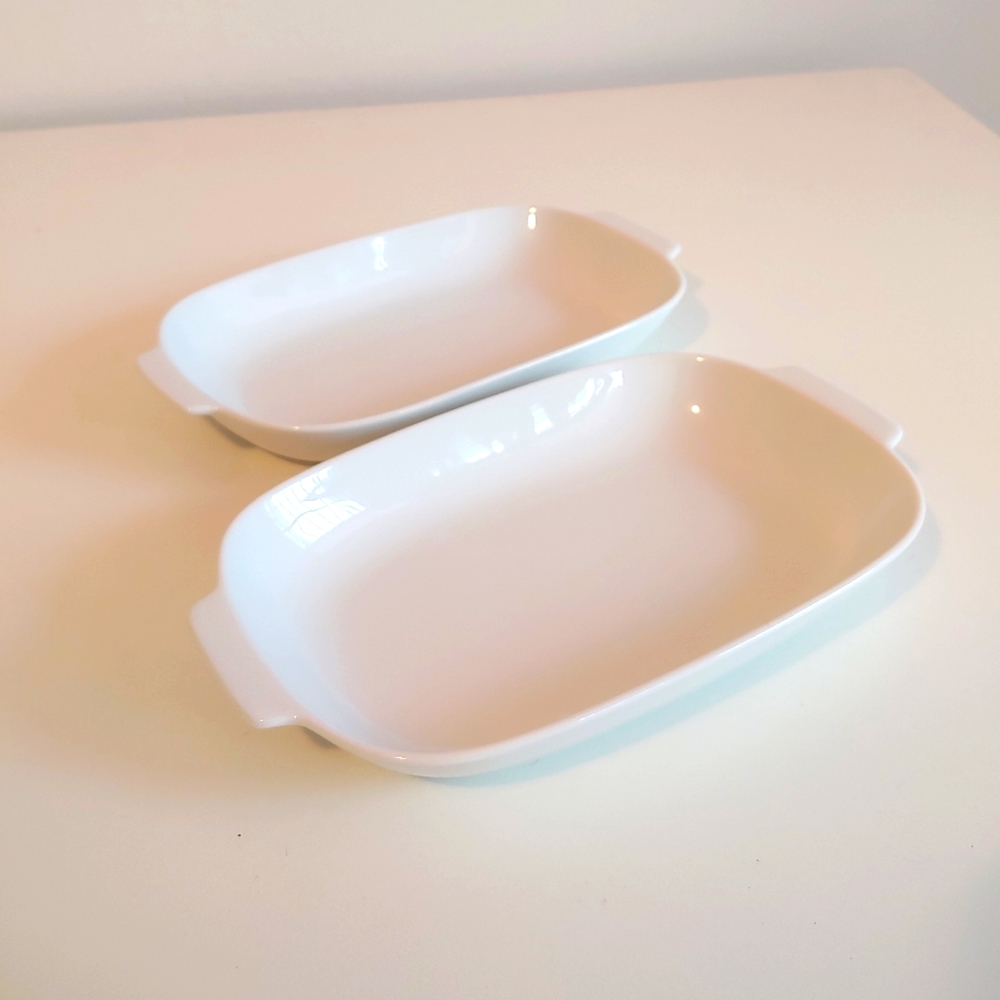 Noritake Japan. Two rectangular serving dishes.